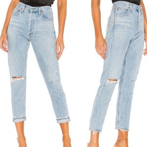 Agolde Jamie High Rise Classic in Shakedown